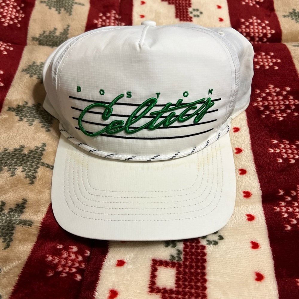 Boston Celtics White and Green Cap '47 snapback